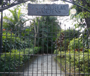 2 - Travelpreneur Front gate of Puerto Real Gardens