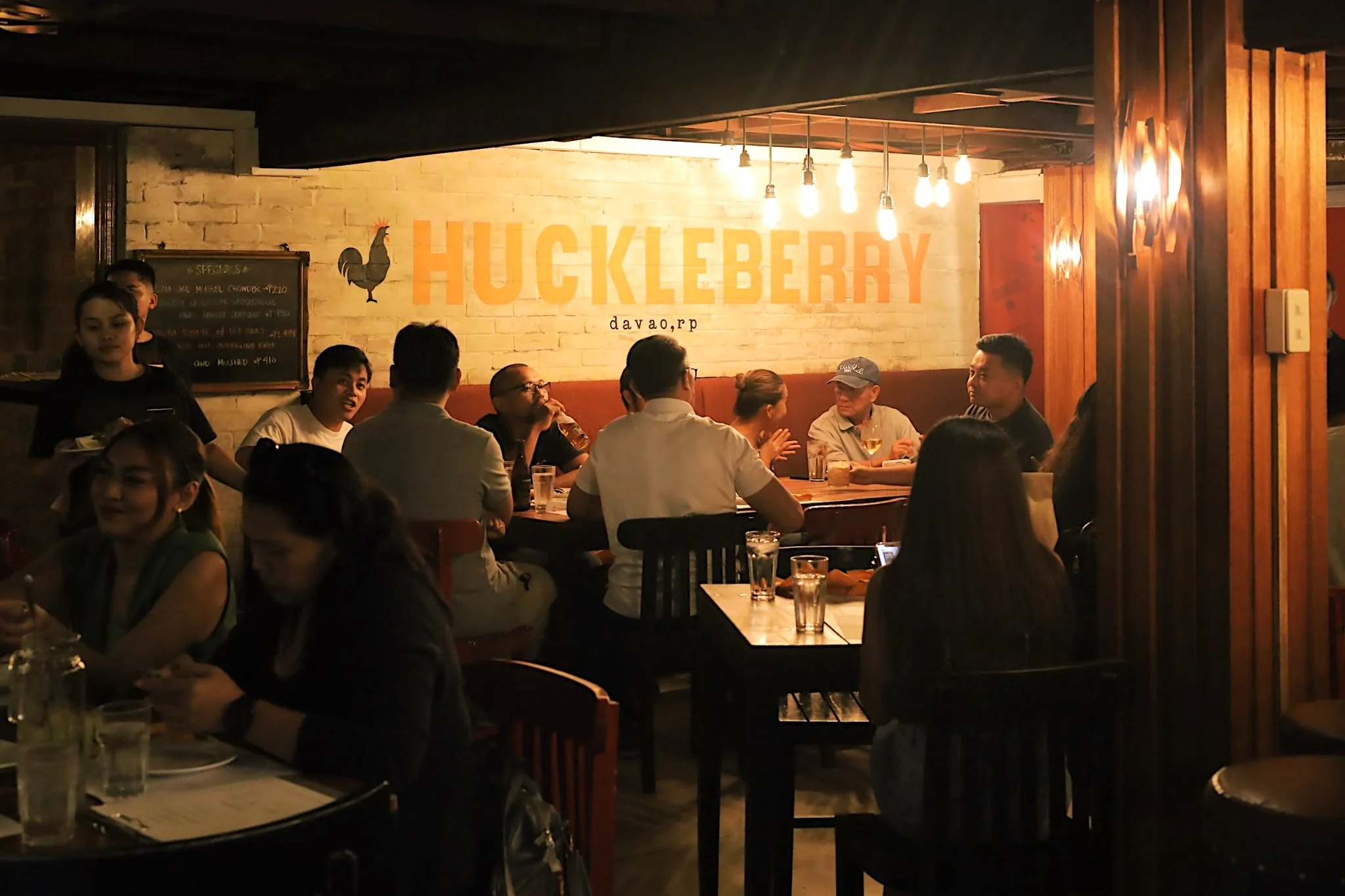 A photo of Huckleberry Southern Kitchen's interior located in Davao City.