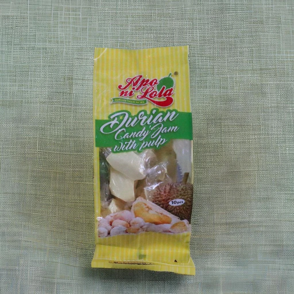 Durian candy product of Apo ni Lola store in Davao City.