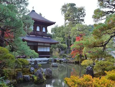 Silver Pavilion in Kyoto, Japan