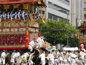 grand float processions at Gion Matsuri