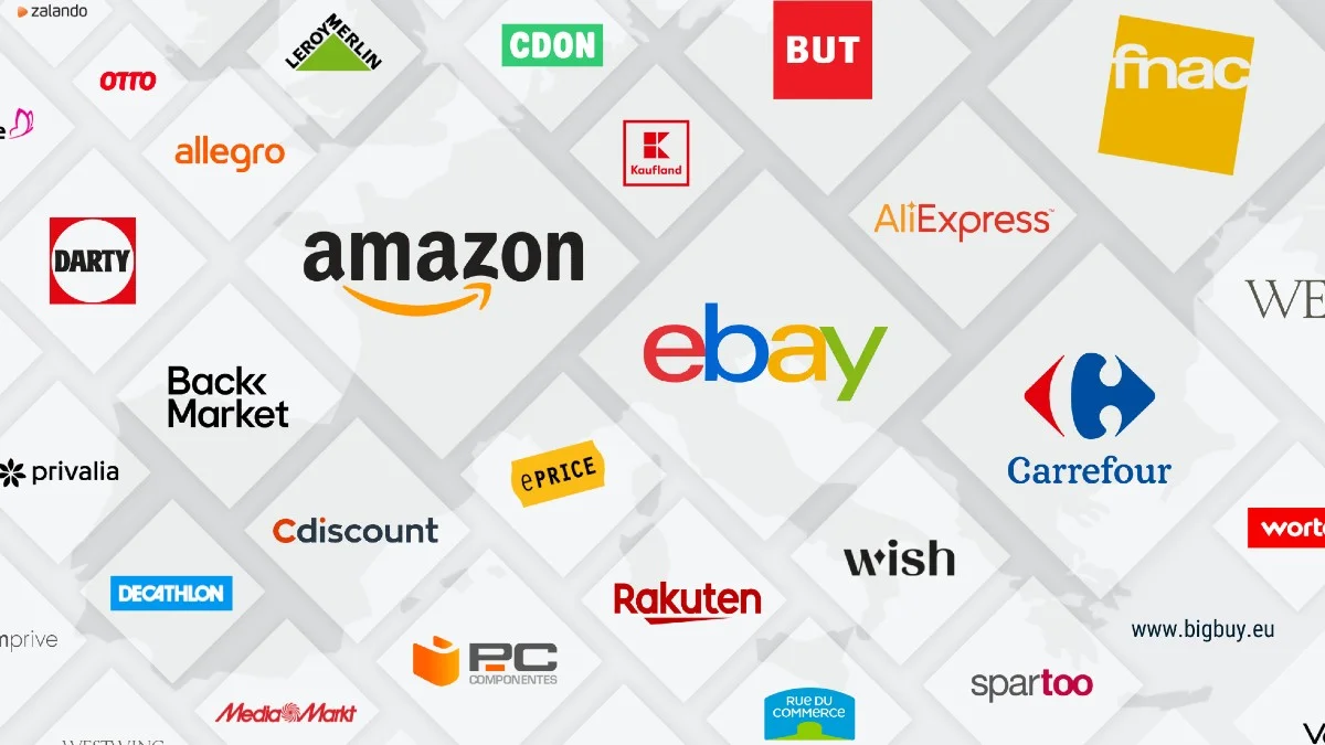 a collage of top suppliers option for e-commerce