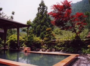 Kurama Onsen outdoor pool