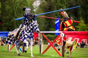 hever castle jostling event