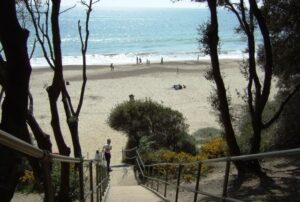 Highcliffe Castle Avon Beach
