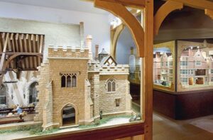 miniture houses displayed at hever castle