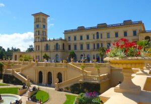 Osborne House photo taken from its side balcony