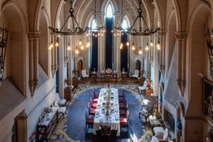 Arundel Castle kitchen and dining area