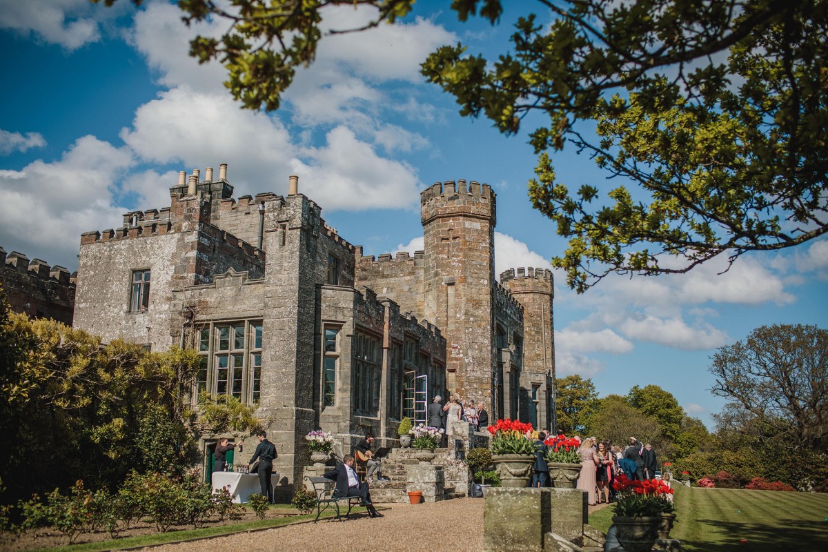 Wadhurst Castle photo taken from the left side view of the castle