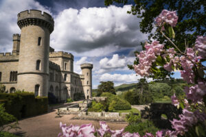 13 terrace view - Travelpreneur Eastnor Castle Terrace view of the garden and castle