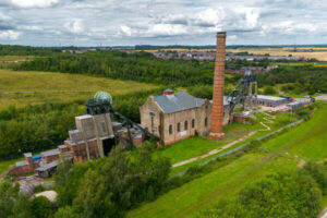 Pleasley Pit aerial view