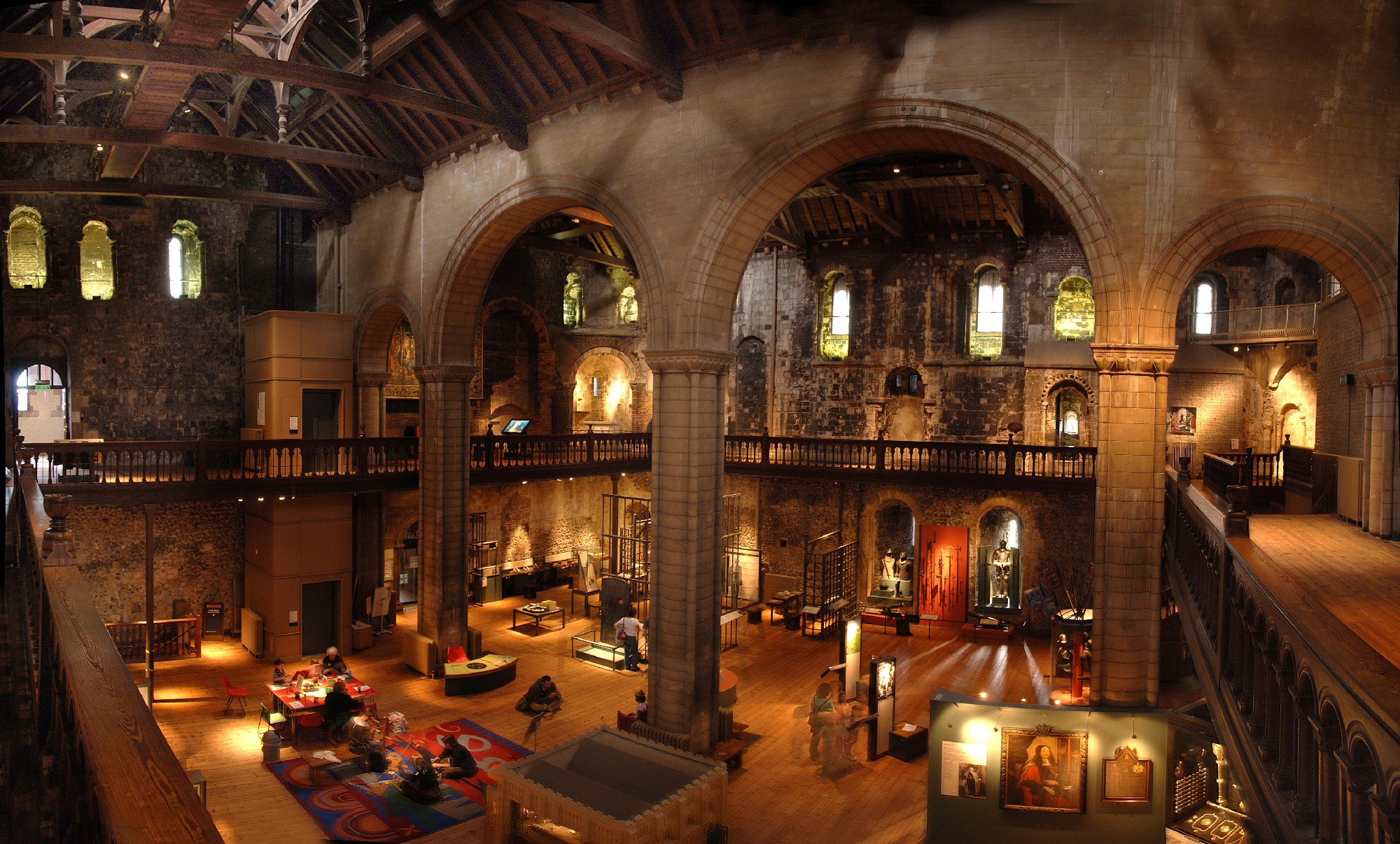 Norwich Castle main hall interior
