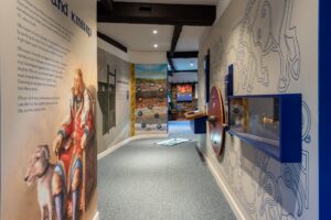 Tamworth Castle Anglo-Saxon Exhibit entrance Hallway