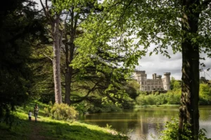9 lake walk - Travelpreneur Eastnor Castle Lake Walk with the CAstle at the background