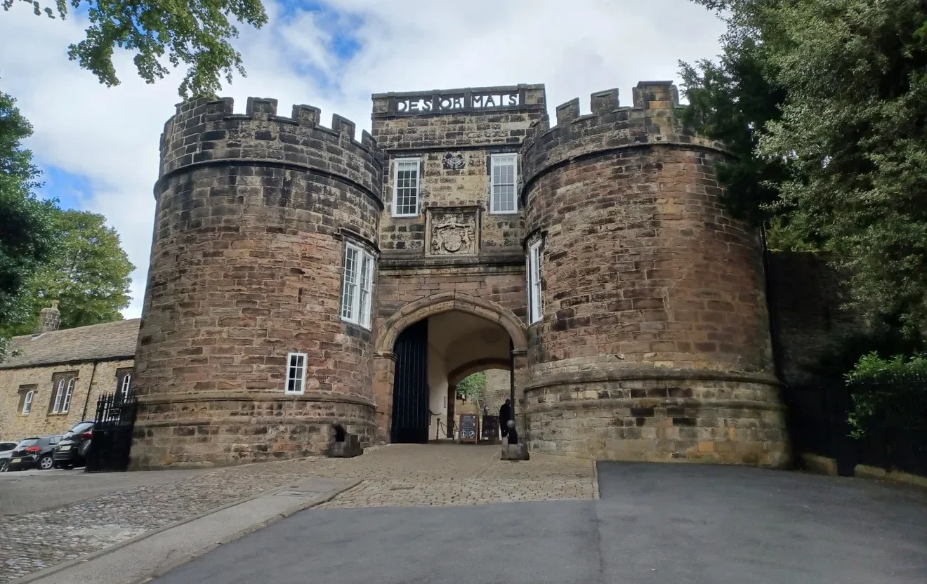 Skipton Castle front entrance